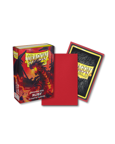 Bustine Protettive Dragon Shield - Ruby - Matte Sleeves - Japanese Size Bustine Protettive Dragon Shield - Ruby - Matte Sleeves - Japanese Size