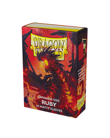 Bustine Protettive Dragon Shield - Ruby - Matte Sleeves - Japanese Size Bustine Protettive Dragon Shield - Ruby - Matte Sleeves - Japanese Size