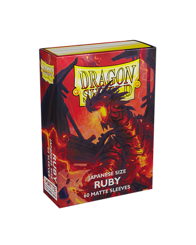 Bustine Protettive Dragon Shield - Ruby - Matte Sleeves - Japanese Size Bustine Protettive Dragon Shield - Ruby - Matte Sleeves - Japanese Size