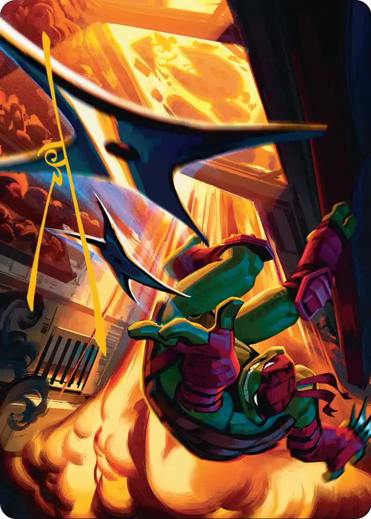 Art Series: Storm of Steel - Teenage Mutant Ninja Turtles: Extras (Tip Card) [XTMT-A48] — Inglese