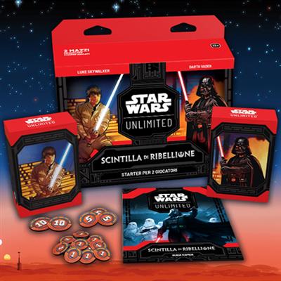 Star Wars: Unlimited - Scintilla di Ribellione - Starter per 2 Giocatori (ITA) Immagine secondaria del prodotto
