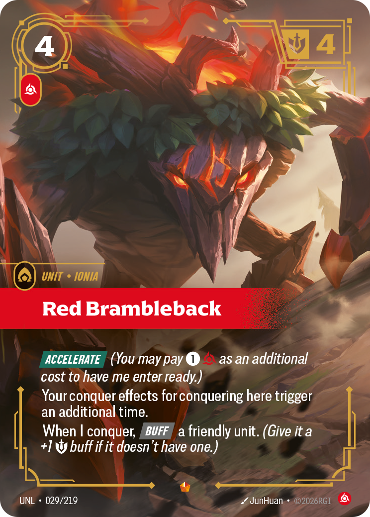Red Brambleback - Unleashed (Epic) [UNL-029] — Inglese