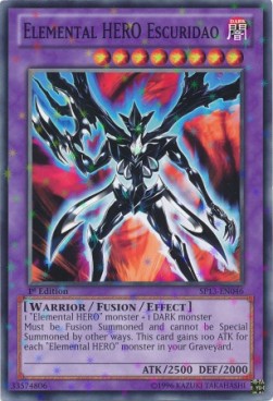 Elemental HERO Escuridao (V.2 - Starfoil Rare) Immagine principale del prodotto