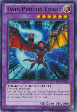 Twin Photon Lizard (V.1 - Common) Immagine principale del prodotto