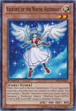 Valkyrie of the Nordic Ascendant (V.2 - Starfoil Rare) Immagine principale del prodotto