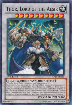 Thor, Lord of the Aesir (V.2 - Starfoil Rare) Immagine principale del prodotto