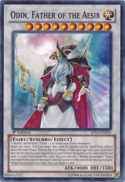 Odin, Father of the Aesir (V.2 - Starfoil Rare) Immagine principale del prodotto