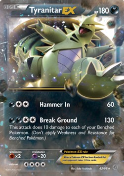 Tyranitar EX Immagine principale del prodotto