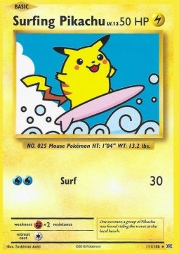Surfing Pikachu
