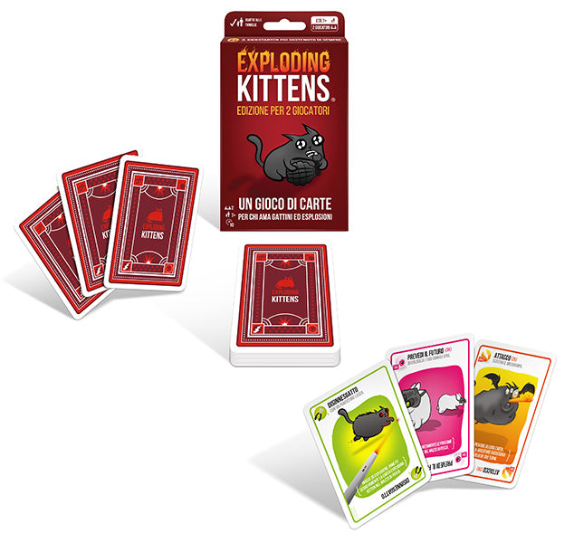Exploding Kittens - Edizione per 2 giocatori – Shopponi Store