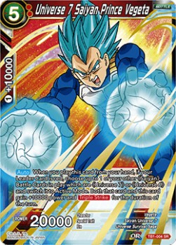 Universe 7 Saiyan Prince Vegeta (V.1 - Super Rare) Immagine principale del prodotto