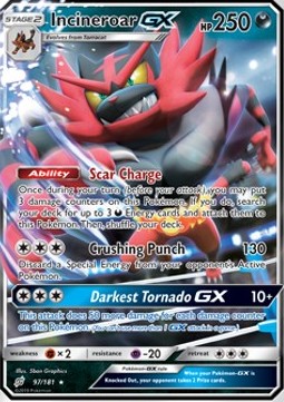 Incineroar GX Immagine principale del prodotto