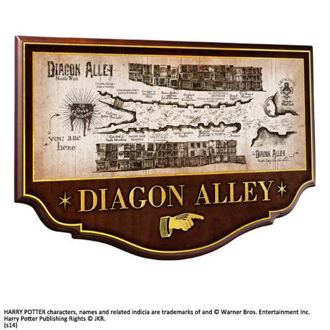 Hp Diagon Alley Wall Plaque