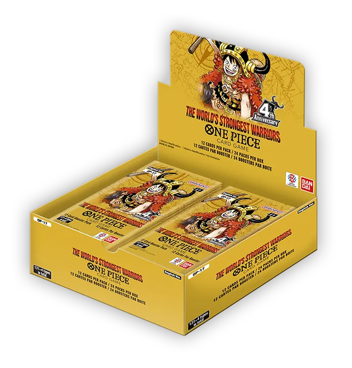 One Piece Card Game - The World's Strongest Warriors - [OP17] - Display da 24 Buste (ENG)