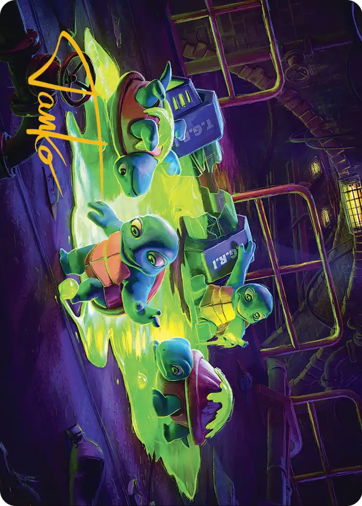 Art Series: The Ooze - Teenage Mutant Ninja Turtles: Extras (Tip Card) [XTMT-A18] — Inglese