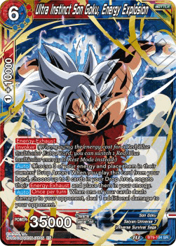 Ultra Instinct Son Goku, Energy Explosion