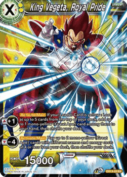 King Vegeta, Royal Pride