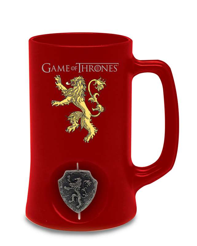 Game Of T Lannister Spin Logo Red Stein Immagine principale del prodotto