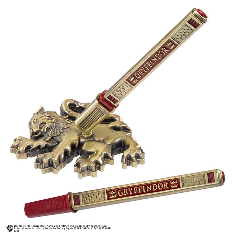 Hp Gryffindor House Pen W/T Desk Stand