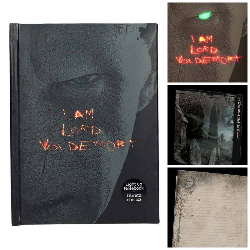 Hp Lord Voldemort Notebook W/Light
