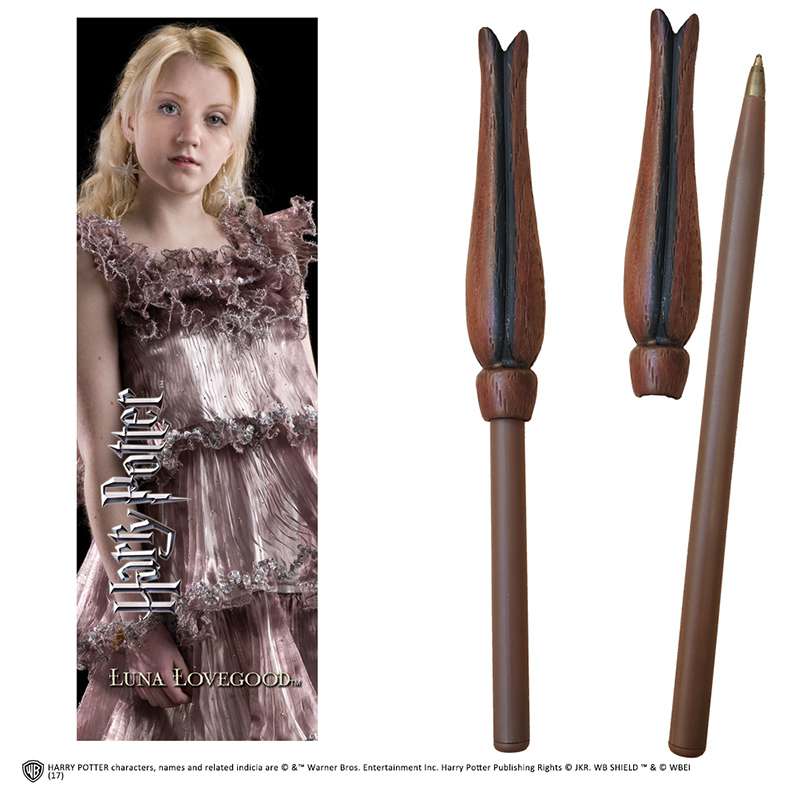 Hp Luna Lovegood Wand Pen And Bookmark