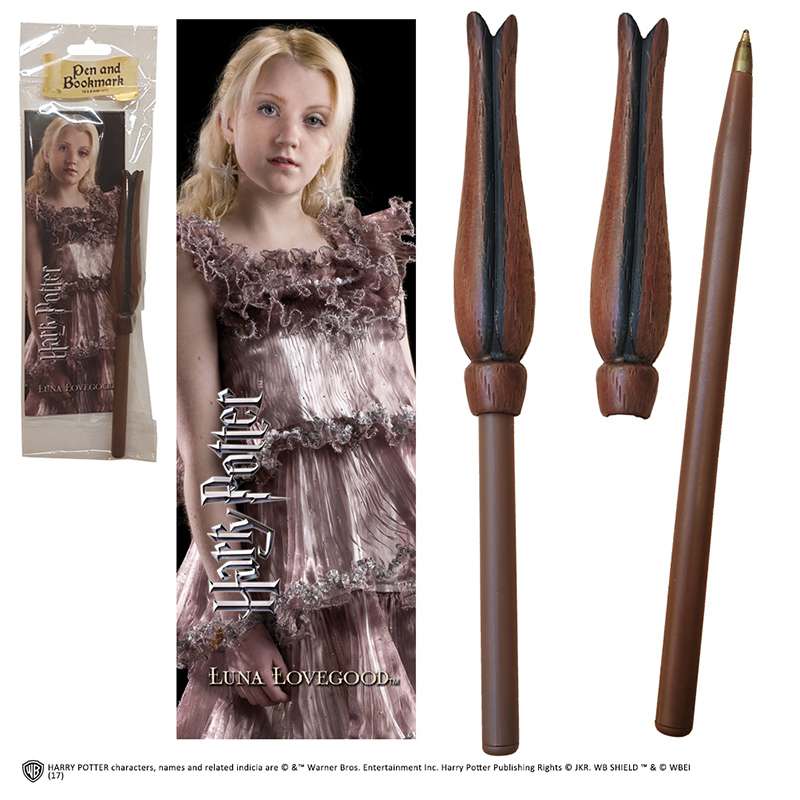 Hp Luna Lovegood Wand Pen And Bookmark