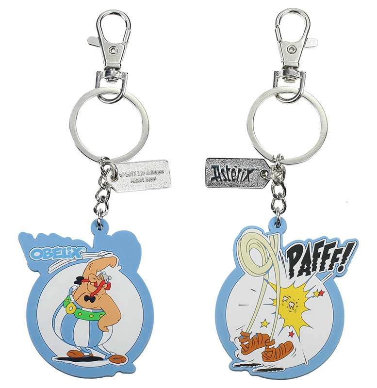 Obelix Pafff Reversible Rubb Keychain