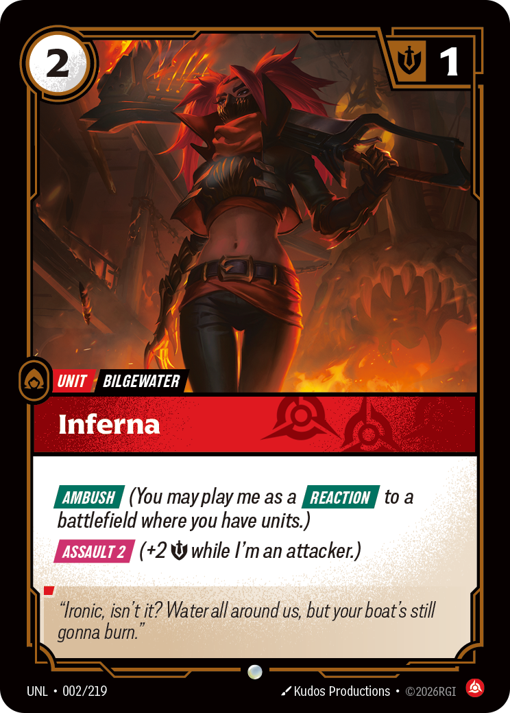 Inferna - Unleashed (Common) [UNL-002] — Inglese Immagine principale del prodotto