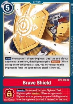 Brave Shield (BT1-095) Immagine principale del prodotto