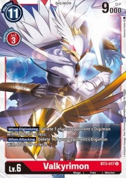 Valkyrimon (BT3-017) Immagine principale del prodotto