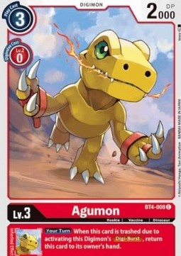 Agumon (BT4-008) Immagine principale del prodotto