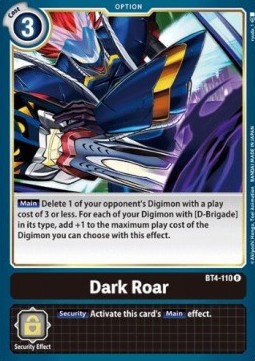 Dark Roar (BT4-110) Immagine principale del prodotto