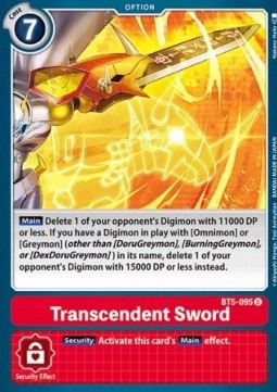 Transcendent Sword (BT5-095) Immagine principale del prodotto