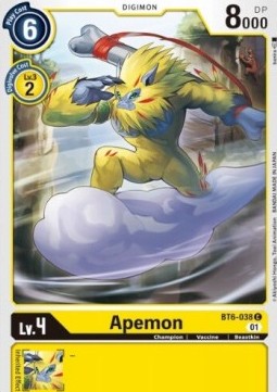 Apemon (BT6-038) Immagine principale del prodotto