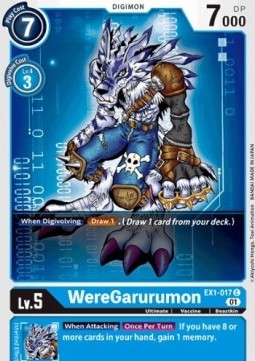 WereGarurumon (EX1-017) (V.1) Immagine principale del prodotto
