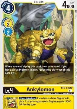 Ankylomon (BT8-036) Immagine principale del prodotto