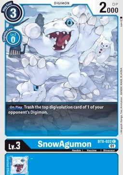 SnowAgumon (BT8-022) Immagine principale del prodotto
