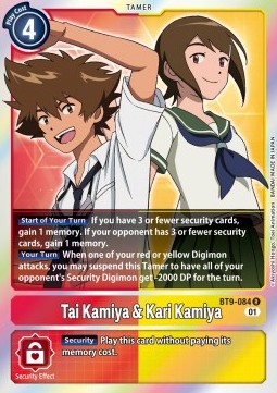 Tai Kamiya & Kari Kamiya (BT9-084) Immagine principale del prodotto