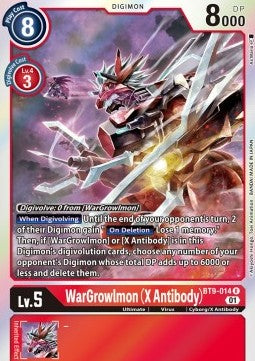 WarGrowlmon (X Antibody) (BT9-014)