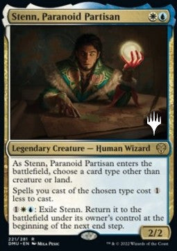 Stenn, Paranoid Partisan (V.2)