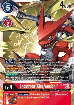 Shoutmon (King Version) (BT10-111) (V.1) Immagine principale del prodotto