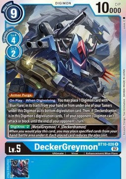 DeckerGreymon (BT10-026) (V.1) Immagine principale del prodotto