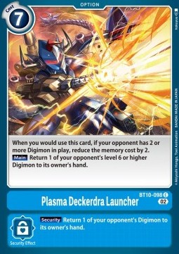 Plasma Deckerdra Launcher (BT10-098) Immagine principale del prodotto