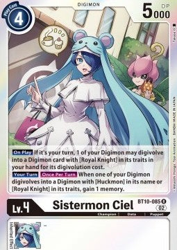 Sistermon Ciel (BT10-085) (V.1) Immagine principale del prodotto