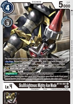 SkullKnightmon: Mighty Axe Mode (BT10-061) Immagine principale del prodotto