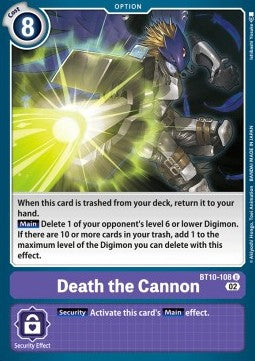 Death the Cannon (BT10-108) Immagine principale del prodotto