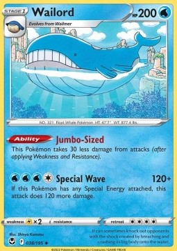 Wailord Immagine principale del prodotto