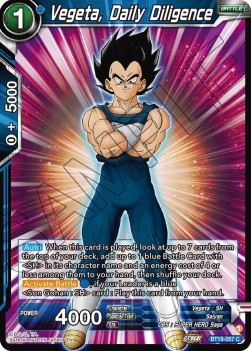 Vegeta, Daily Diligence