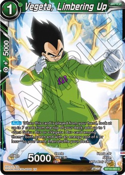 Vegeta, Limbering Up Immagine principale del prodotto