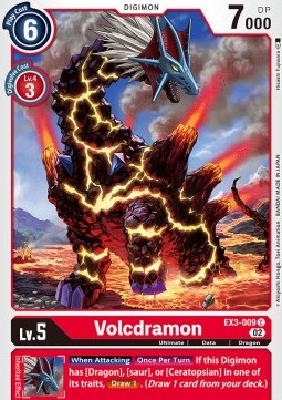 Volcdramon (EX3-009) Immagine principale del prodotto